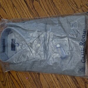 NWT Jos. A. Bank Men's Tan Dress Shirt Sz 18 - 35 Traveler Pinpoint All Cotton